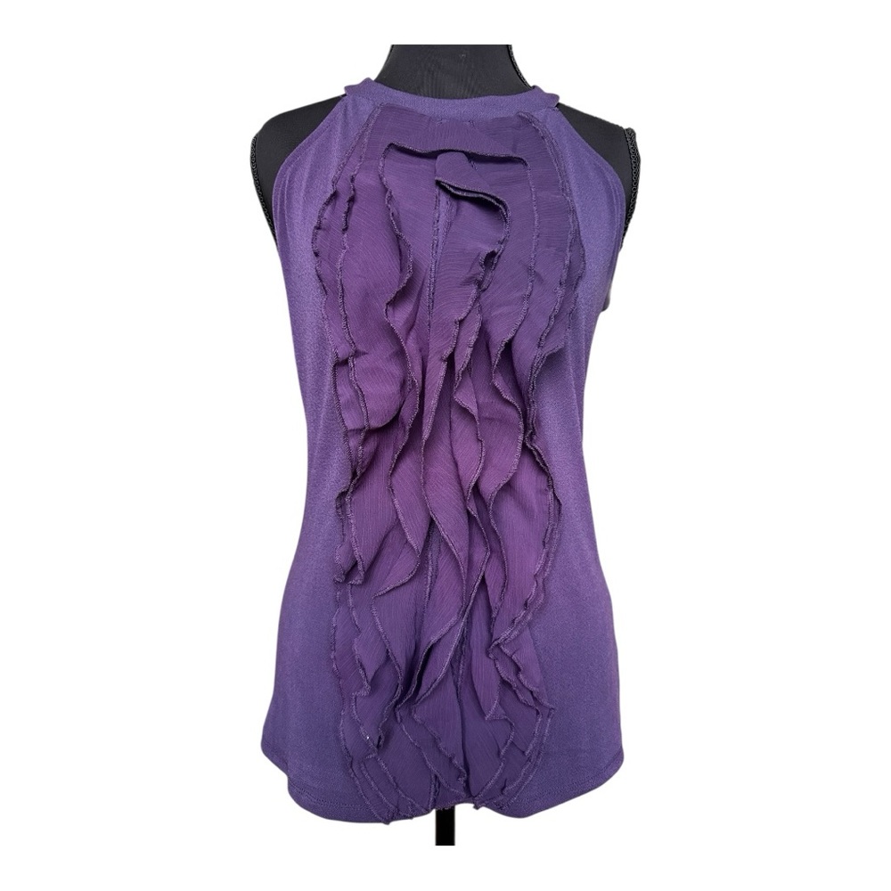 The Limited Ruffled Purple top